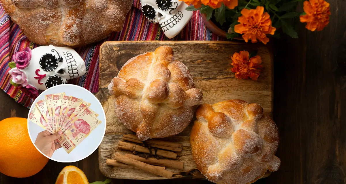 Estos son los costos del pan de muerto para el 2025. Foto: Freepik.