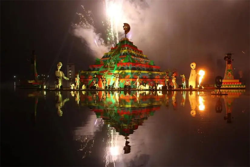Festival de la Luz y la Vida en Chignahuapan, en Puebla. Foto: Cortesía