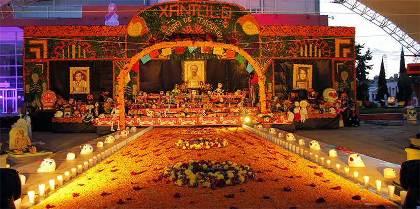 Cada nivel representa un propósito dentro del altar. Foto: Cortesía.