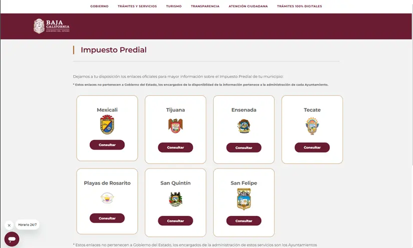 Paga tu predial en línea en Baja California 2025. Foto: Cortesía.