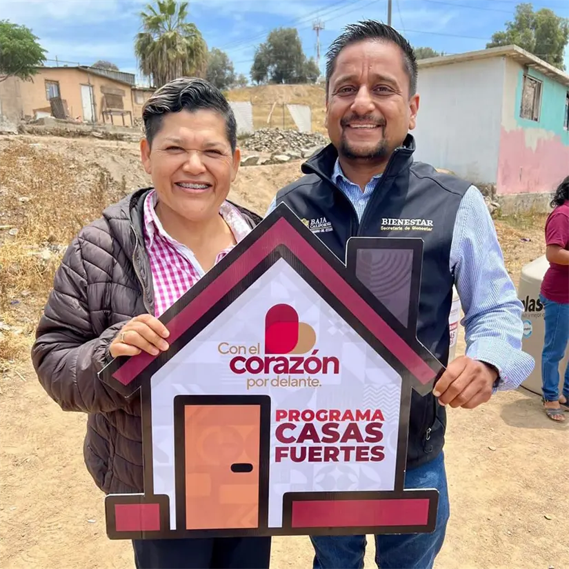 Programa Casa Fuerte en Baja California. Foto: Cortesía.