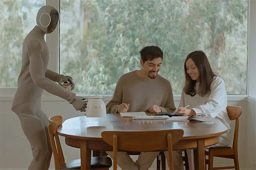 Este robot humanoide es capaz de aprender del ambiente doméstico. Foto: Cortesía