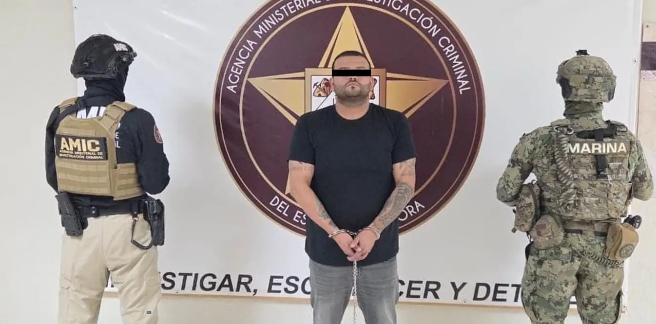 El secretario Omar García Harfuch informó la detención de “Tomate”, presunto miembro de “Los Gigios”, durante un operativo en Nogales, Sonora.