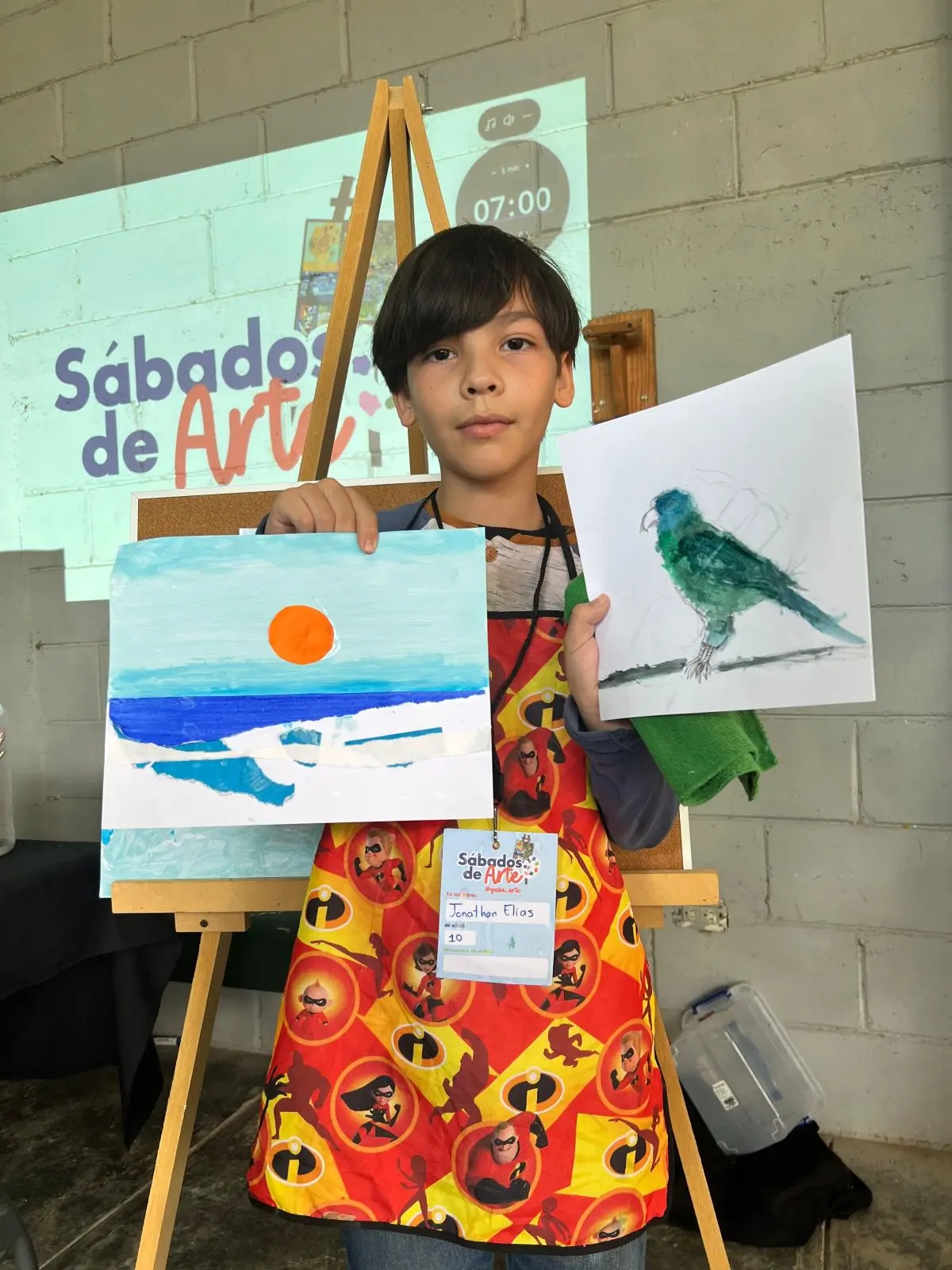 Iniciación en el arte, el camino de Jonathan Elías en Villa Juárez