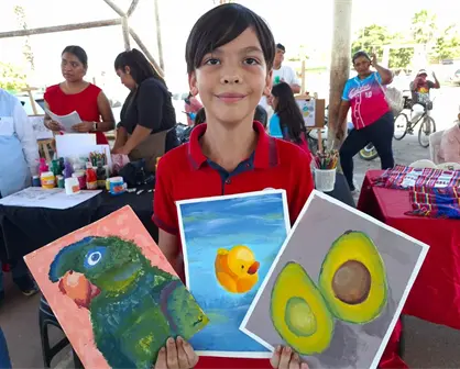 Niños descubren su talento en nuevos talleres de arte en Villa Juárez