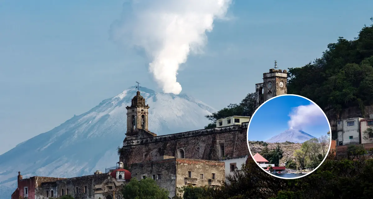 Este es el lugar ideal en Puebla para poder admirar el volcán del Popocatépetl. Foto: México desconocido.