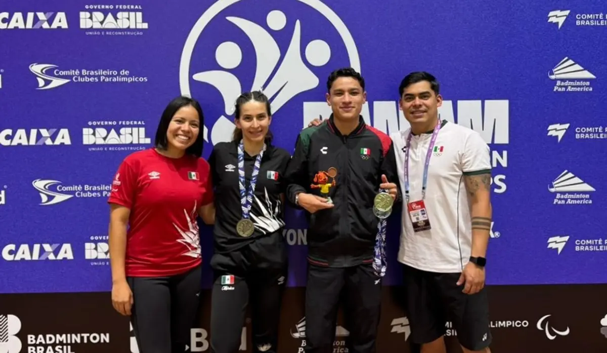 México cosecha tres medallas en Para bádminton durante Pan Am Sao Paulo 2025, en Brasil