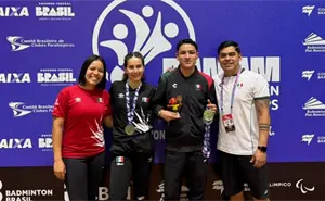 México cosecha tres medallas en Para bádminton durante Pan Am Sao Paulo 2025, en Brasil