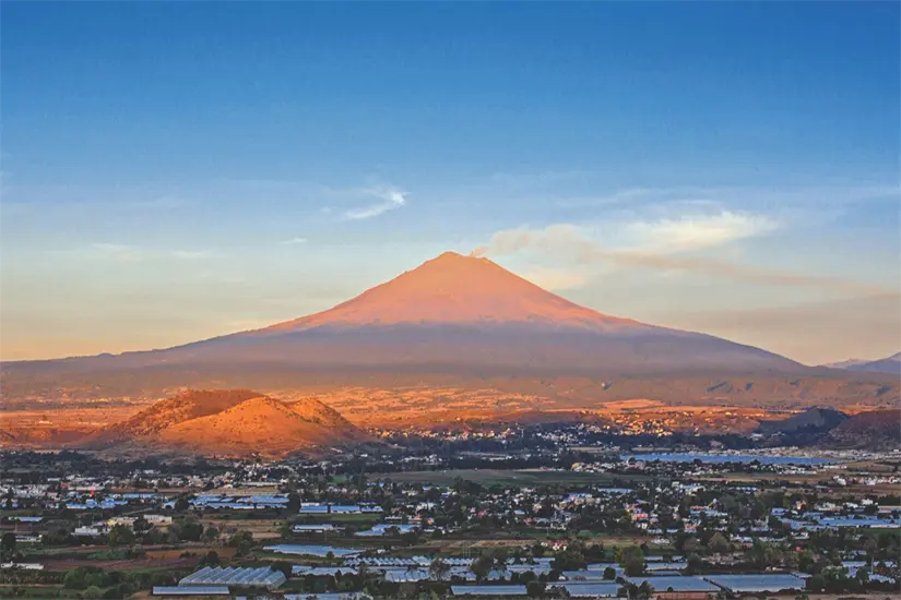 Conoce cuál es el mejor lugar de Puebla para admirar el Popocatépetl. Foto: México desconocido.