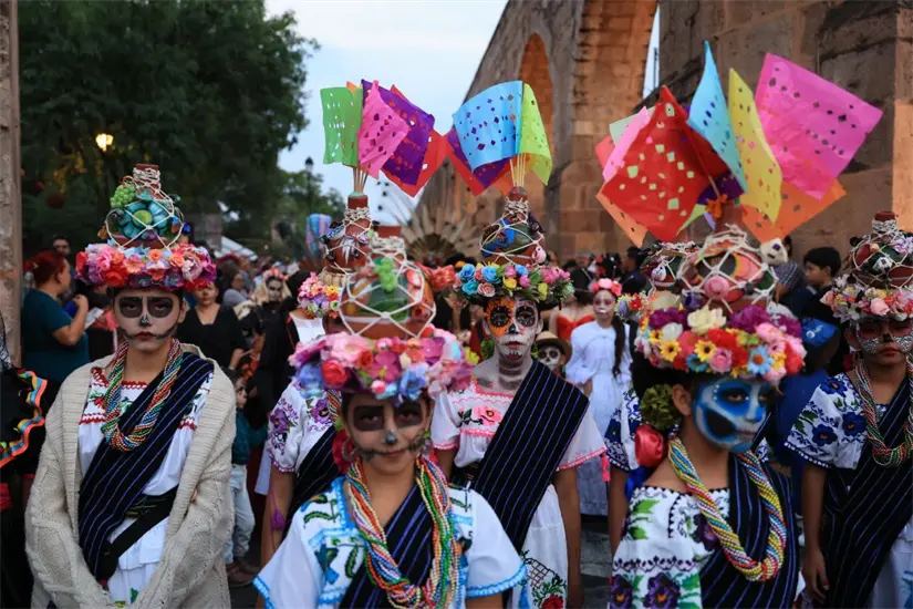 A las 6 tarde iniciará el Desfile de Catrinas y Catrines de Morelia. Foto: Cortesía