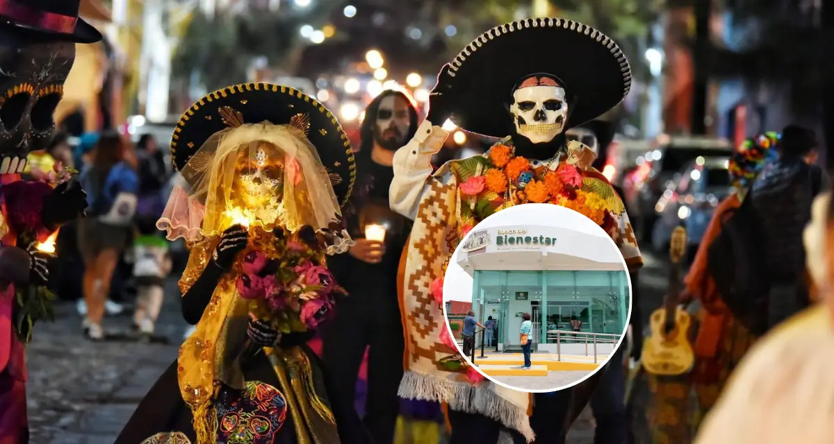 Banco del Bienestar durante el Día de Muertos 2025. Foto: Cortesía.