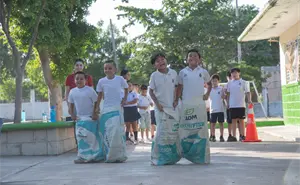 Deporte, diversión y valores: IMDEC realiza jornada recreativa en primaria 21 de Marzo 1806 en Culiacán