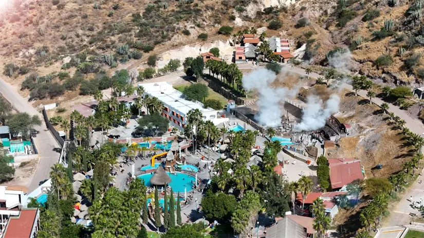 Disfruta de las atracciones en el Balneario El Geiser. Foto: Cortesía.