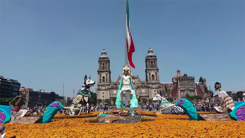 No te pierdas la Ofrenda Monumental de CDMX. Foto: cortesía.