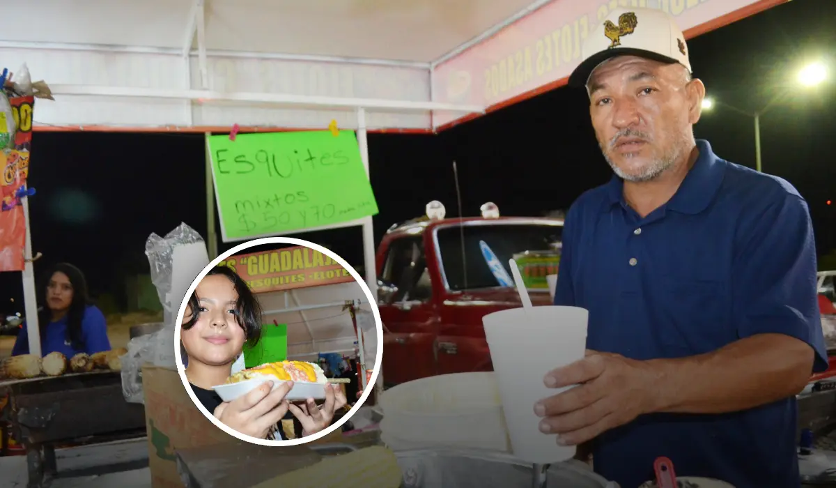 Sabor y tradición en Lomas de San Isidro en Culiacán: Gamaliel y Mary deleitan paladares con sus elotes y esquites