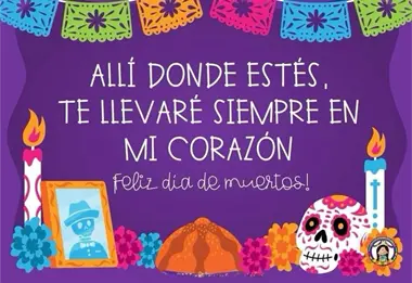 Día de Muertos 2025; mensajes lindos para honrar la memoria de tu esposa o esposo fallecido