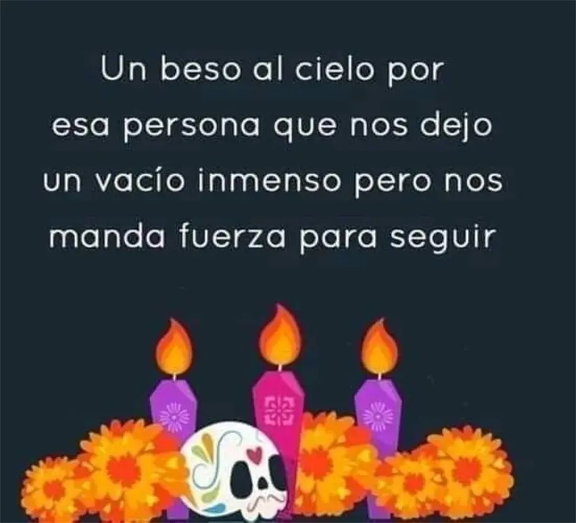 Frases bonitas para este Día de Muertos 2025. Foto: Pinterest