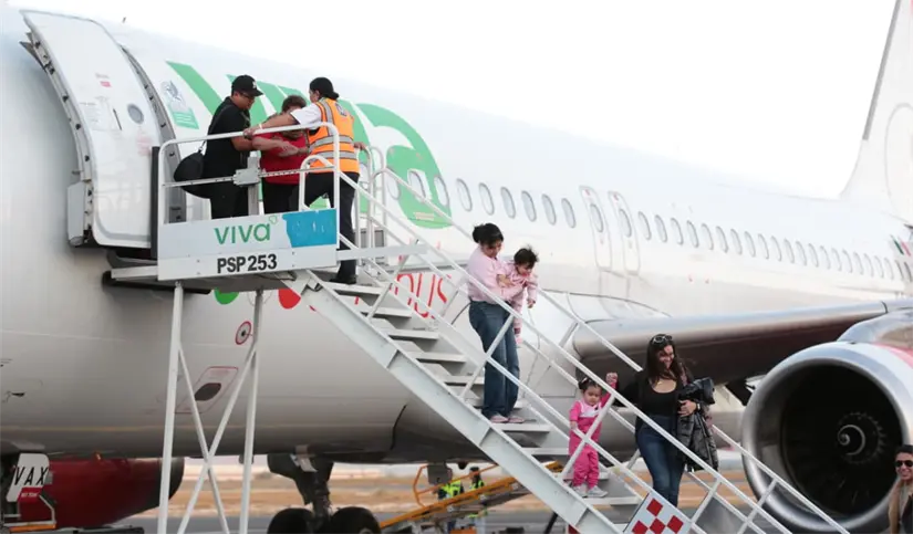 Horarios de operación de la ruta de vuelo AIFA–Saltillo. Foto: Cortesía