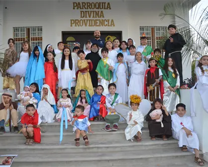 Infancia con fe: niños y niñas celebran la santidad con alegría en la colonia Emiliano Zapata, Culiacán