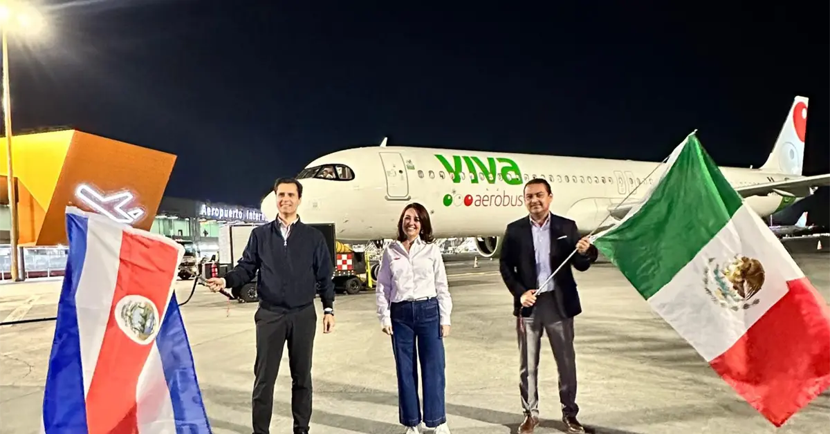 Inicia operaciones el vuelo Monterrey-San José, Costa Rica