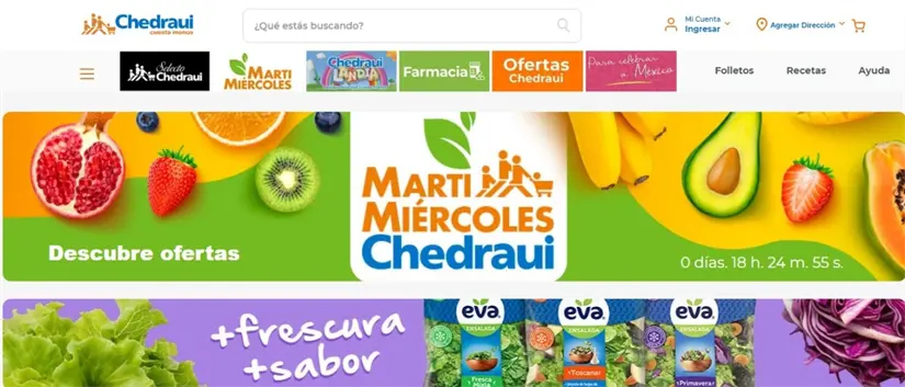 Aprovecha las ofertas en frutas y verduras del Martimiércoles. Imagen: Chedraui