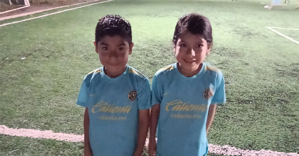 Talento culichi desde la infancia, los gemelos que entrenan en Alturas del Sur para llegar al América