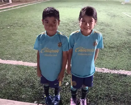 Talento culichi desde la infancia, los gemelos que entrenan en Alturas del Sur para llegar al América