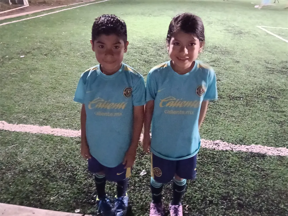 Talento culichi desde la infancia, los gemelos que entrenan en Alturas del Sur para llegar al América