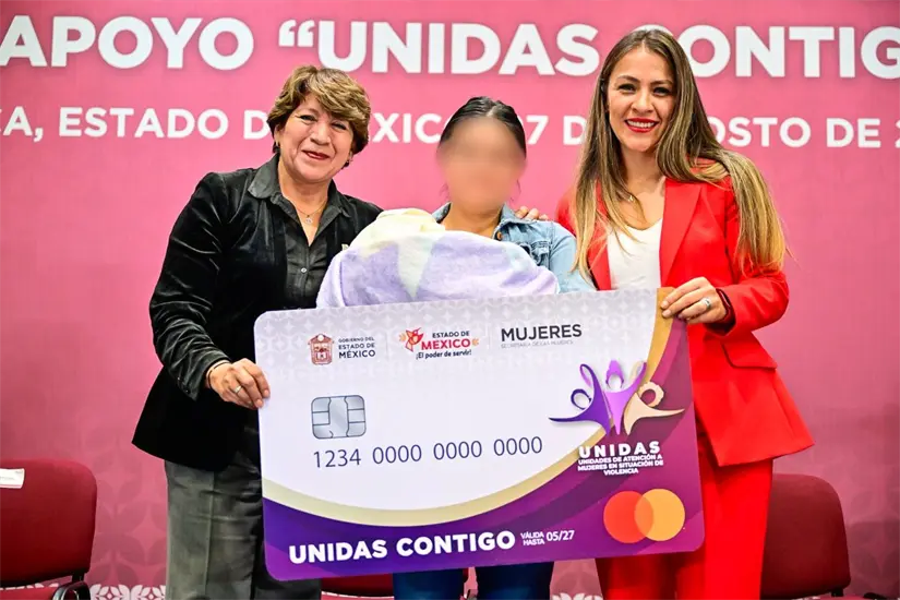 Apoyo UNIDAS Contigo entrega 9 mil pesos a las beneficiarias en el Estado de México. Foto: Cortesía