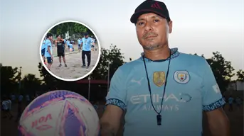 Con un silbato, un balón y todo el corazón, Efraín Anguiano guía a sus Cachorros a perseguir sus sueños en la colonia Progreso, Culiacán