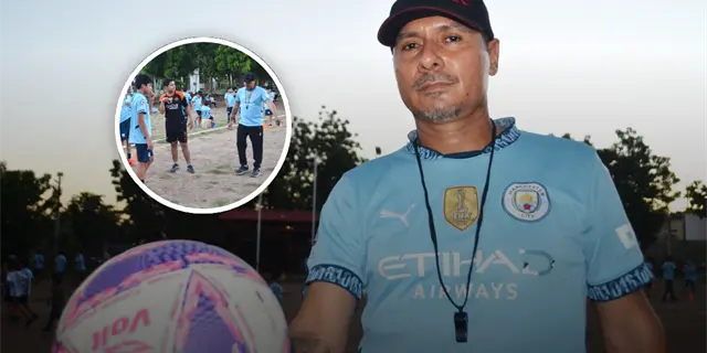 Con un silbato, un balón y todo el corazón, Efraín Anguiano guía a sus Cachorros a perseguir sus sueños en la colonia Progreso, Culiacán