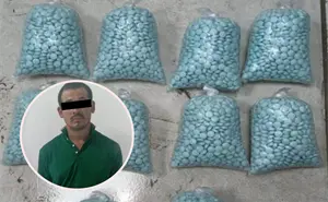 Culiacán: aseguran más de 10 mil pastillas de fentanilo y detienen a 2, entre ellos un menor de edad
