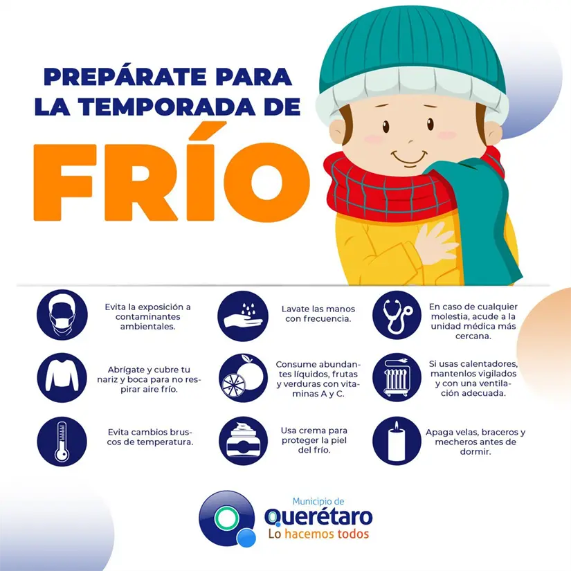 Sigue las recomendaciones ante la temporada invernal para la comunidad estudiantil. Foto: Cortesía.