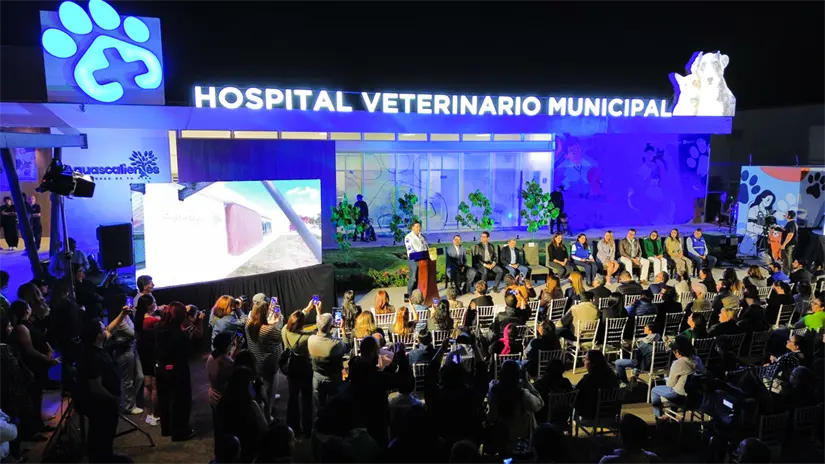 Ya se inauguró el primer Hospital Veterinario Municipal en Aguascalientes. Foto: Cortesía. 