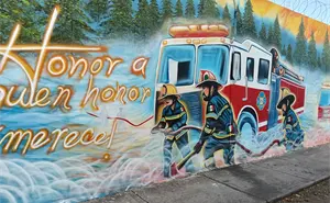 Bomberos de Culiacán reciben homenaje con emotivo mural en Alturas del Sur
