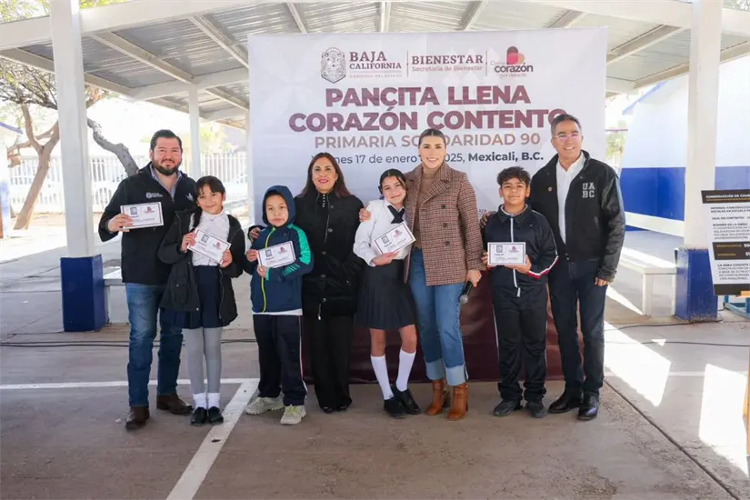Pancita Llena, Corazón Contento, es un programa social que beneficia a miles de estudiantes. Foto: Cortesía.