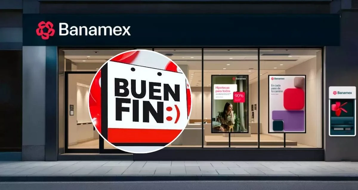 Así puedes conseguir las bonificaciones de Banamex por el Buen Fin. Foto: cortesía