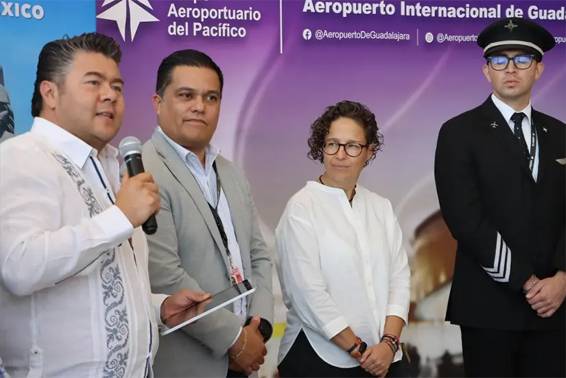 Anuncian 5 nuevas rutas de vuelo desde el Aeropuerto de Guadalajara, Jalisco. Foto: Cortesía