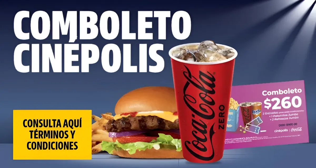 Nueva promoción con Carl´s Jr y Cinépolis 2025. Foto: Cortesía.