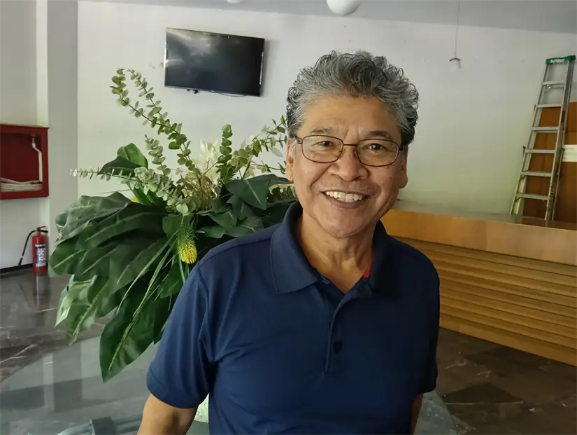 Muy entusiasmado el Ingeniero Kuroda San habla de sus proyectos a futuro en beneficio de la comunidad sinaloense.