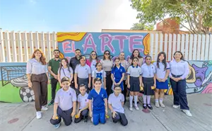 Niños de la Primaria Ángel Flores en Culiacán envían poderoso mensaje de paz a través del arte