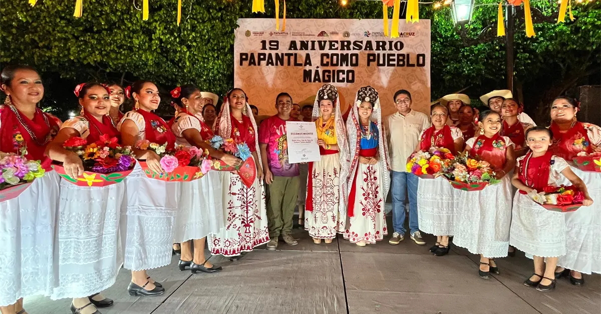 Papantla celebra 19 años como Pueblo Mágico