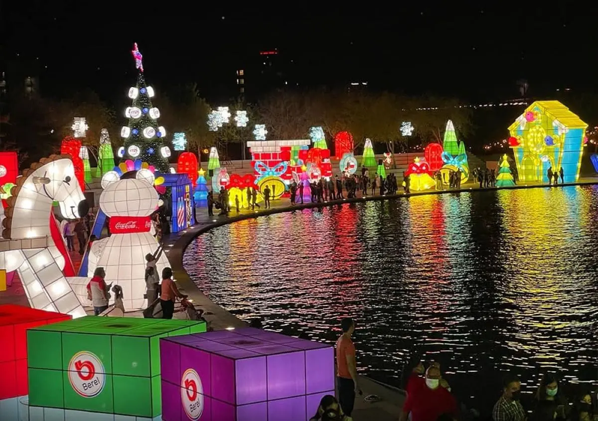 Presentan en Monterrey, el festival de luces navideñas más grande de México, Luztopía; boletos