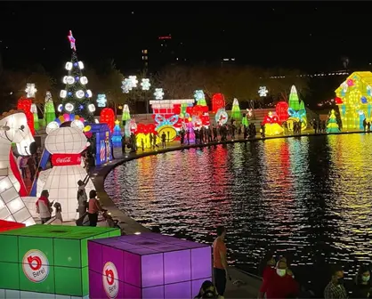 Presentan en Monterrey, el festival de luces navideñas más grande de México, Luztopía; boletos