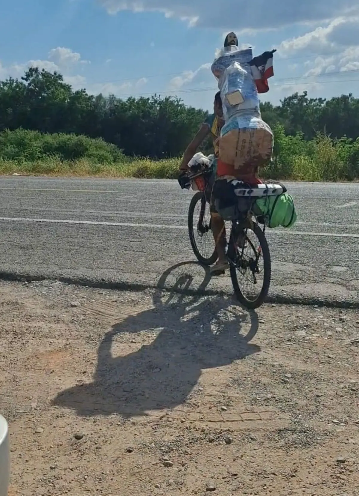 Su devoción por San Judas Tadeo fue más fuerte que todo. Foto: Brenda Camacho