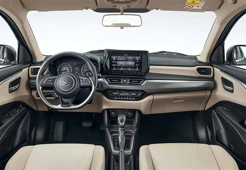 Así luce el Swift 2026 en su interior. Foto: Suzuki