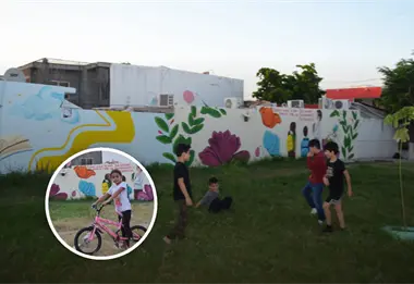 Arte, unión y esperanza: en Prados del Sur, Culiacán pintan un mural por la paz en el Parque Sonrisas con Valor