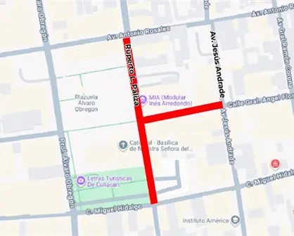 Calles del centro de Culiacán estarán cerradas del 7 al 18 de noviembre: evita contratiempos