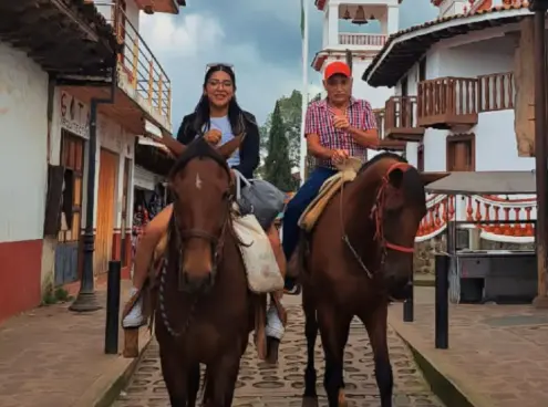 Pasea en caballo y disfruta del paseo. Foto: Cortesía.
