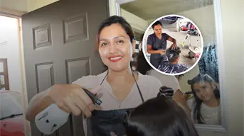 Tijeras, ilusión y corazón: en Culiacán Carmen Corvera convierte su sala y el puesto del tianguis en un salón de belleza que transforma sueños y vidas